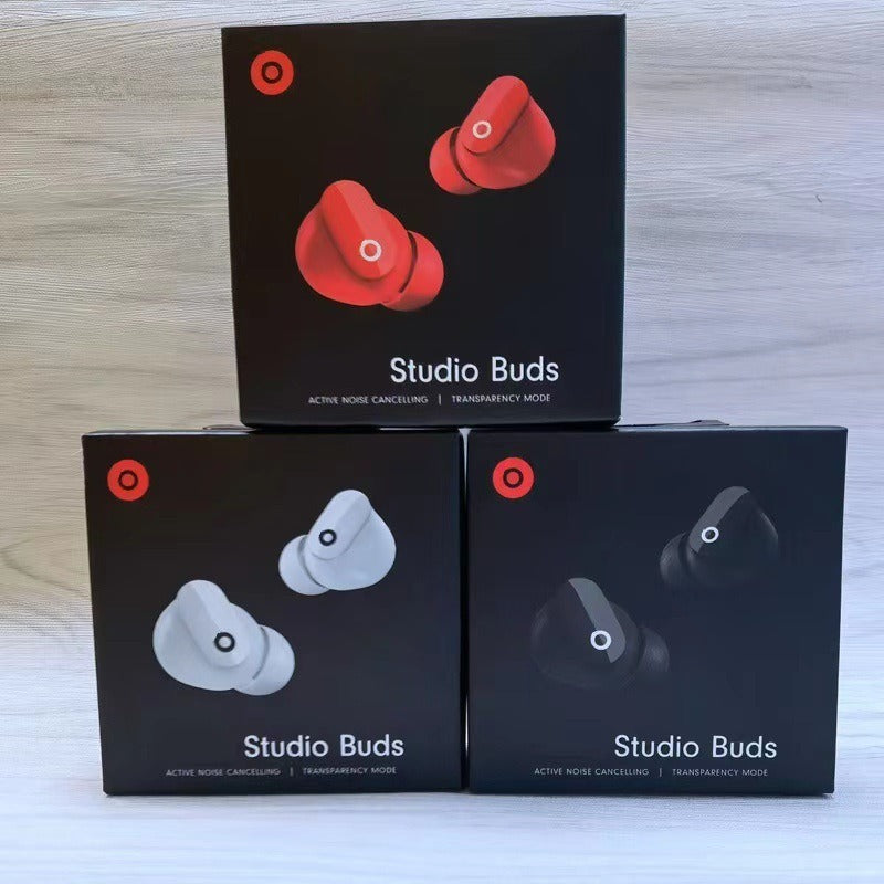 True Wireless Studio Buds: Bluetooth Noise Canceling Headset