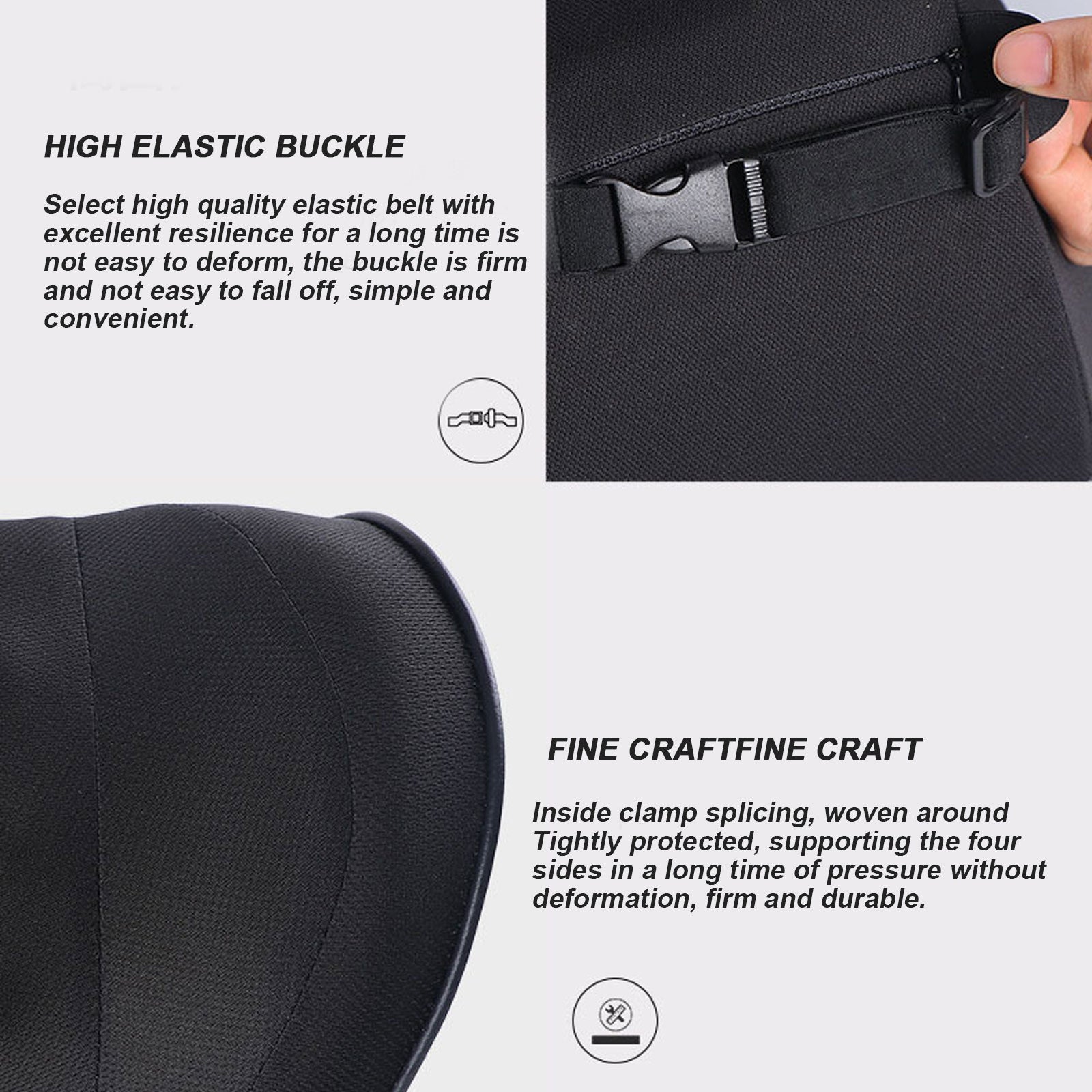 Electric Shiatsu Car Neck Pillow 12V USB for Travel