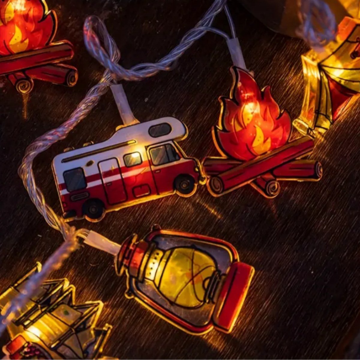 Camping LED String Lights - Decorative Outdoor Fairy Lamp