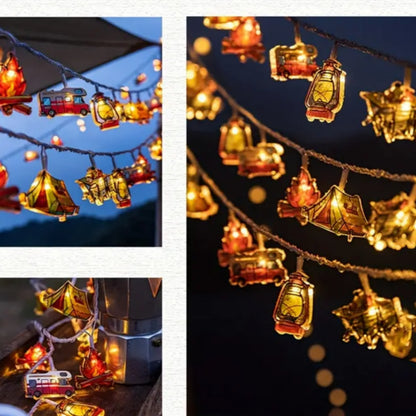 Camping LED String Lights - Decorative Outdoor Fairy Lamp