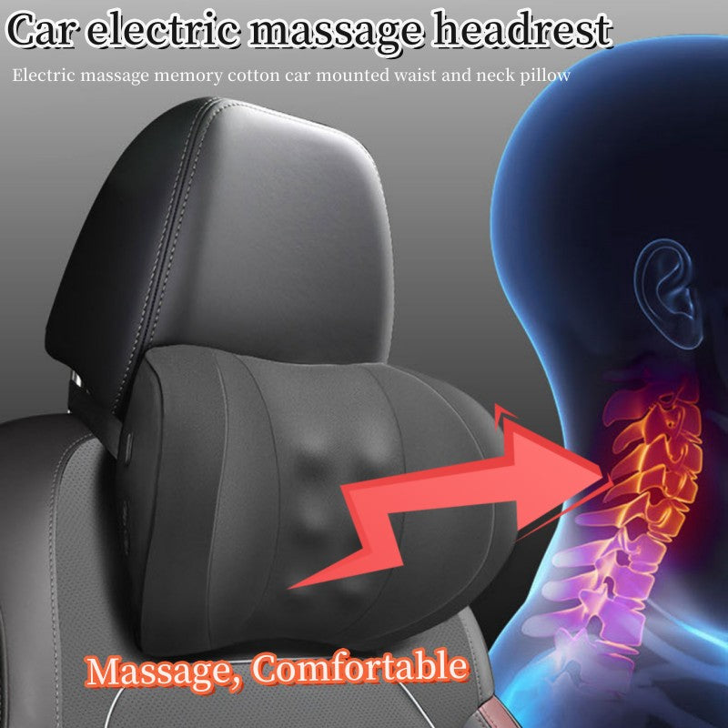 Electric Shiatsu Car Neck Pillow 12V USB for Travel