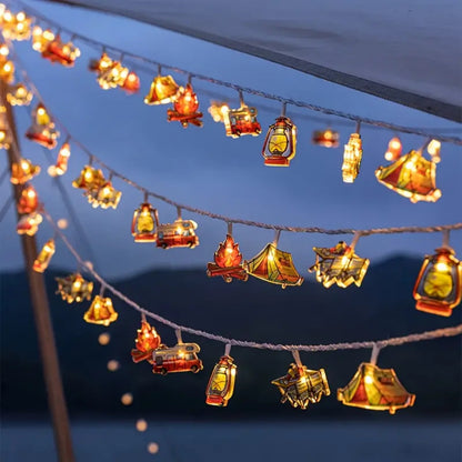 Camping LED String Lights - Decorative Outdoor Fairy Lamp